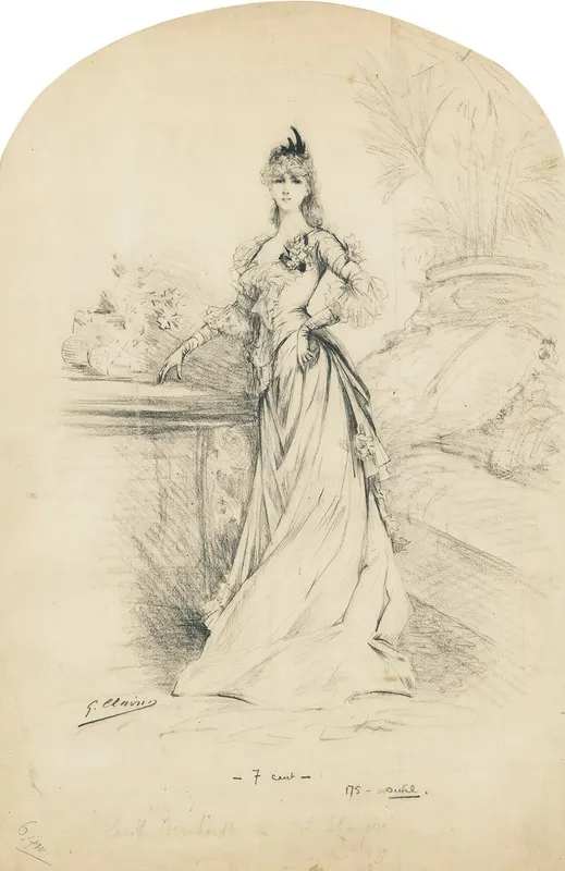 Sarah Bernhardt In Letrangere