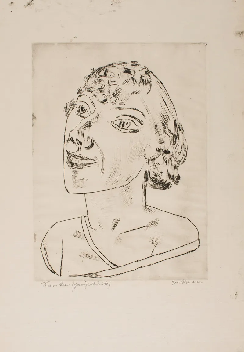 Sarika 2 by Max Beckmann - Canvas Print