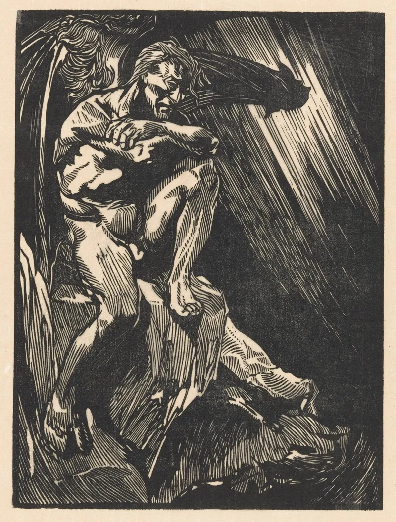 Satan by Johannes Josephus Aarts - Canvas Print