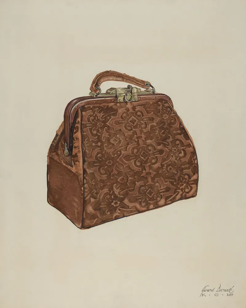 Satchel by Gerard Barnett - Canvas Print