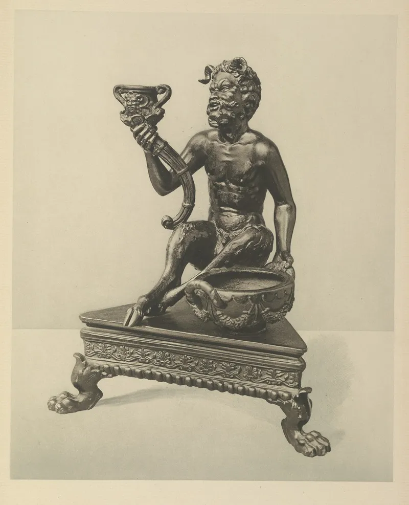 Satyr With Inkstand And Candlesocket Riccio 2 by Wilhelm von Bode - Canvas Print