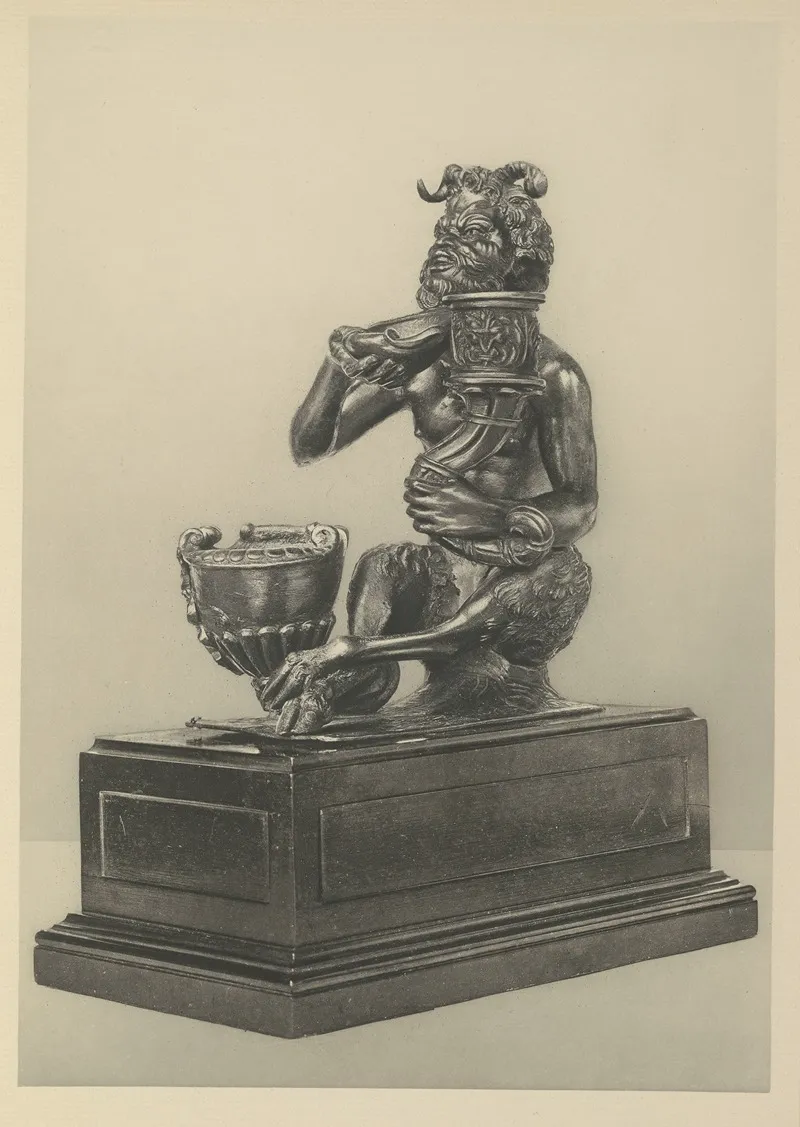 Satyr With Inkstand And Candlesocket Riccio by Wilhelm von Bode - Canvas Print