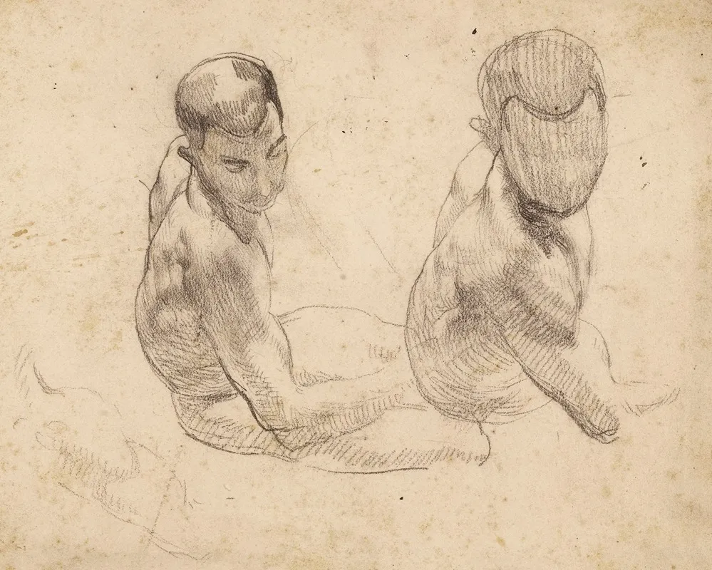 Satyre N7 by Albert Besnard - Canvas Print