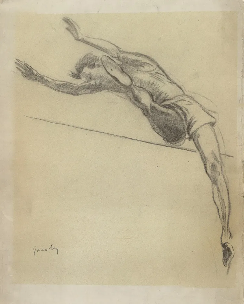 Sauteur Passant La Barre by Jean Jacoby - Canvas Print