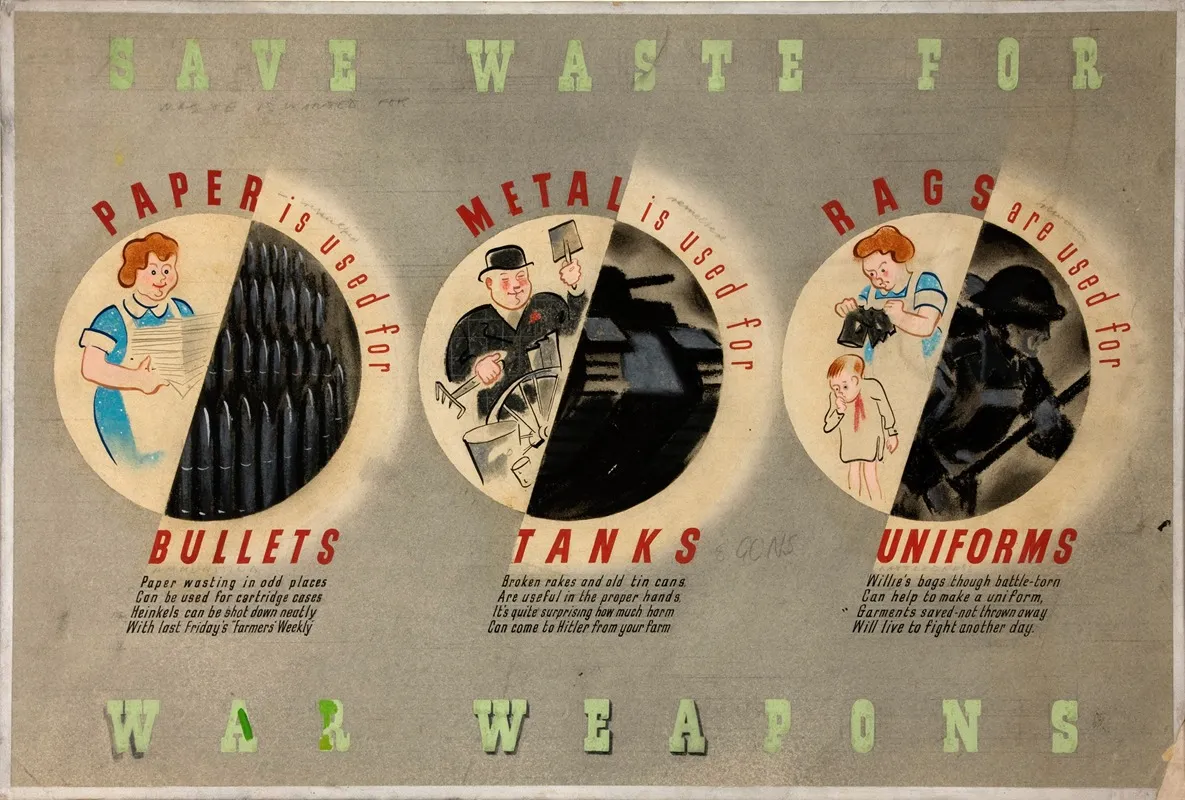 Save Waste For War Weapons