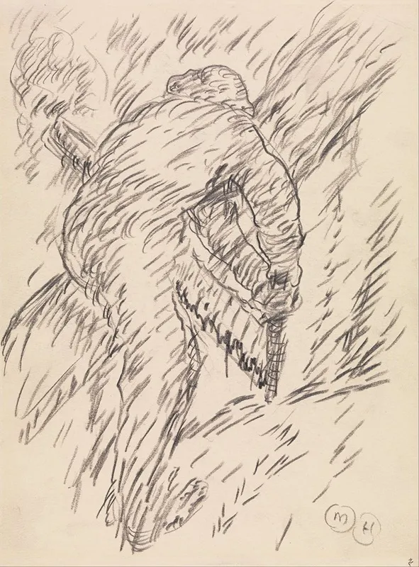 Sawing Wood 2 by Marsden Hartley - Canvas Print