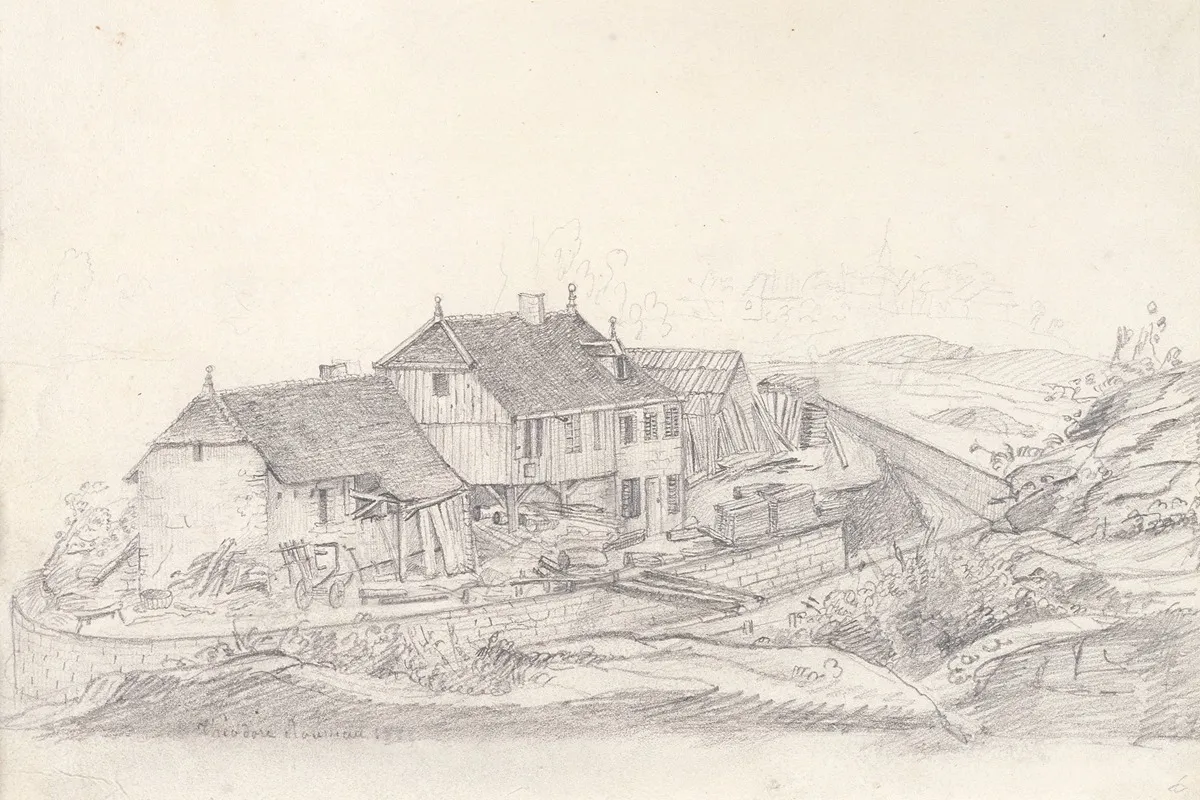 Sawmill Of M Maire Near Besancon