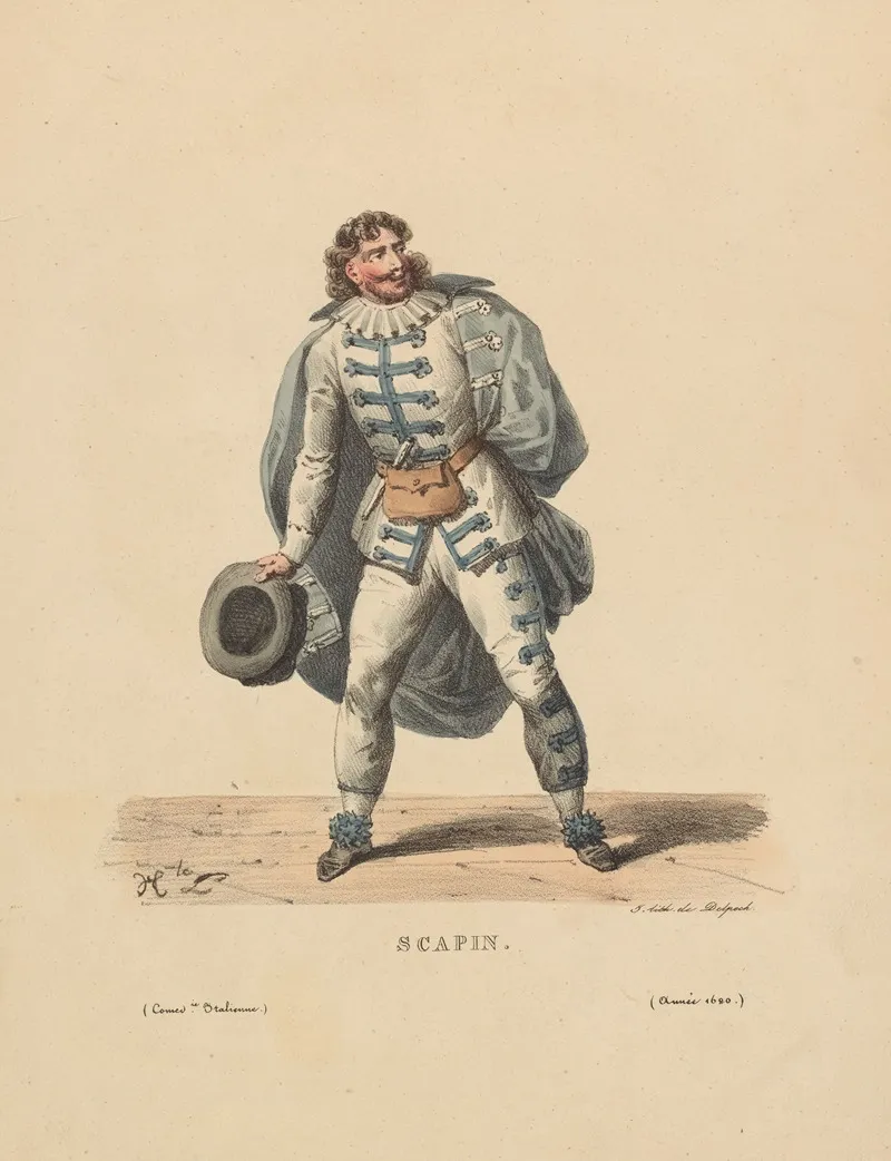 Scapin by Hippolyte Lecomte - Canvas Print