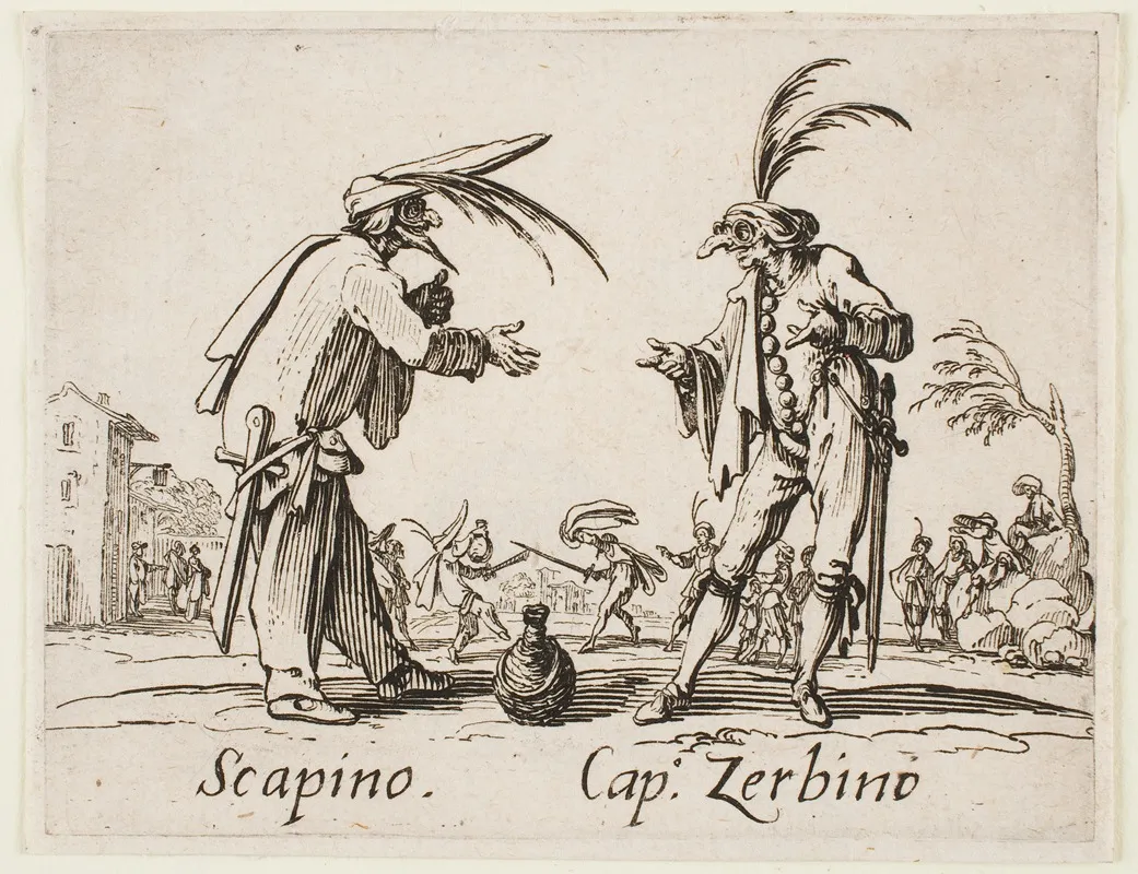 Scapino And Cap Zerbino