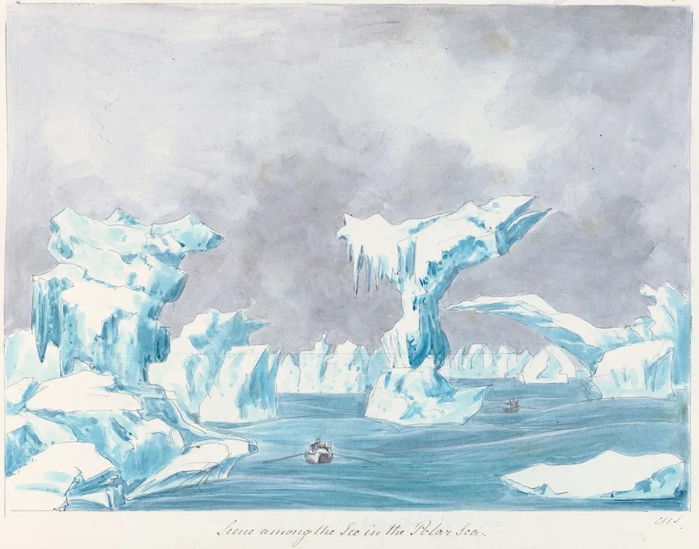 Scene Among The Ice In The Polar Sea 2