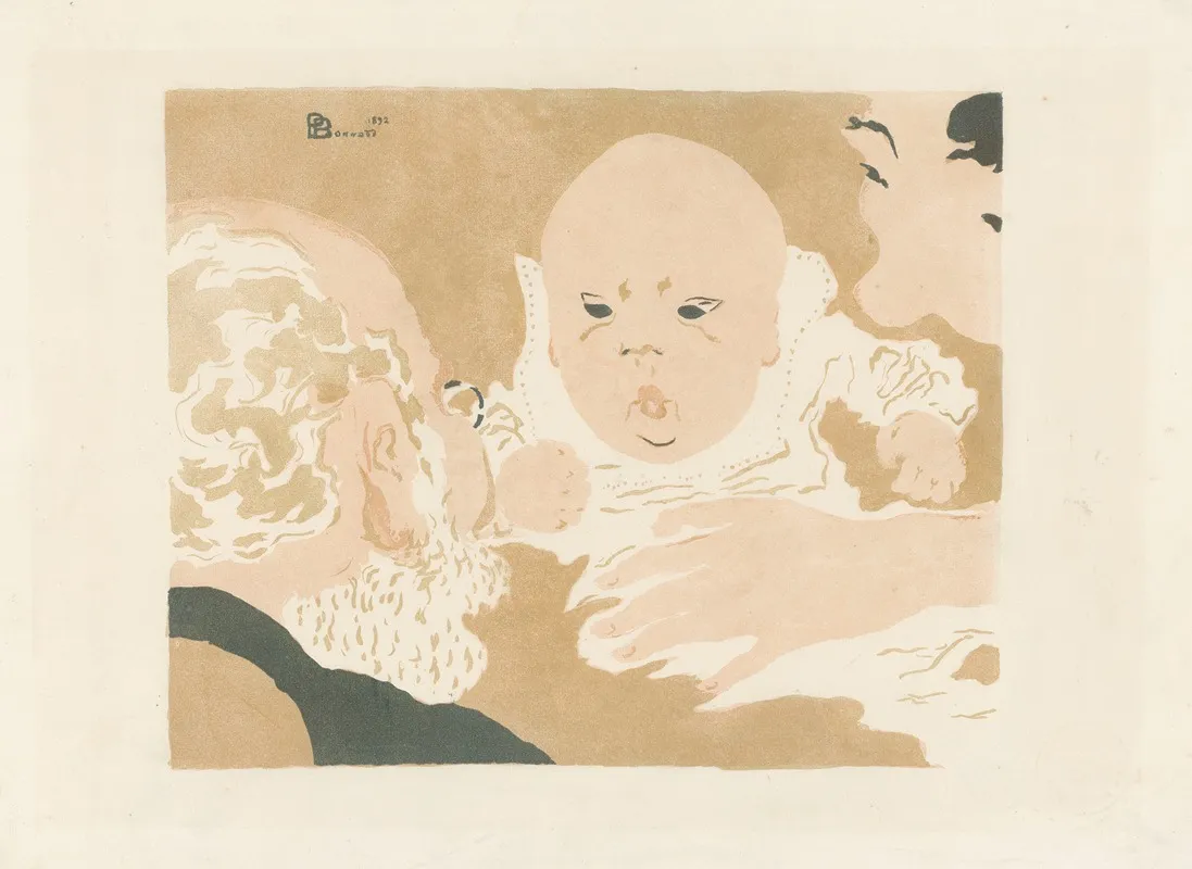 Scene De Famille by Pierre Bonnard - Canvas Print