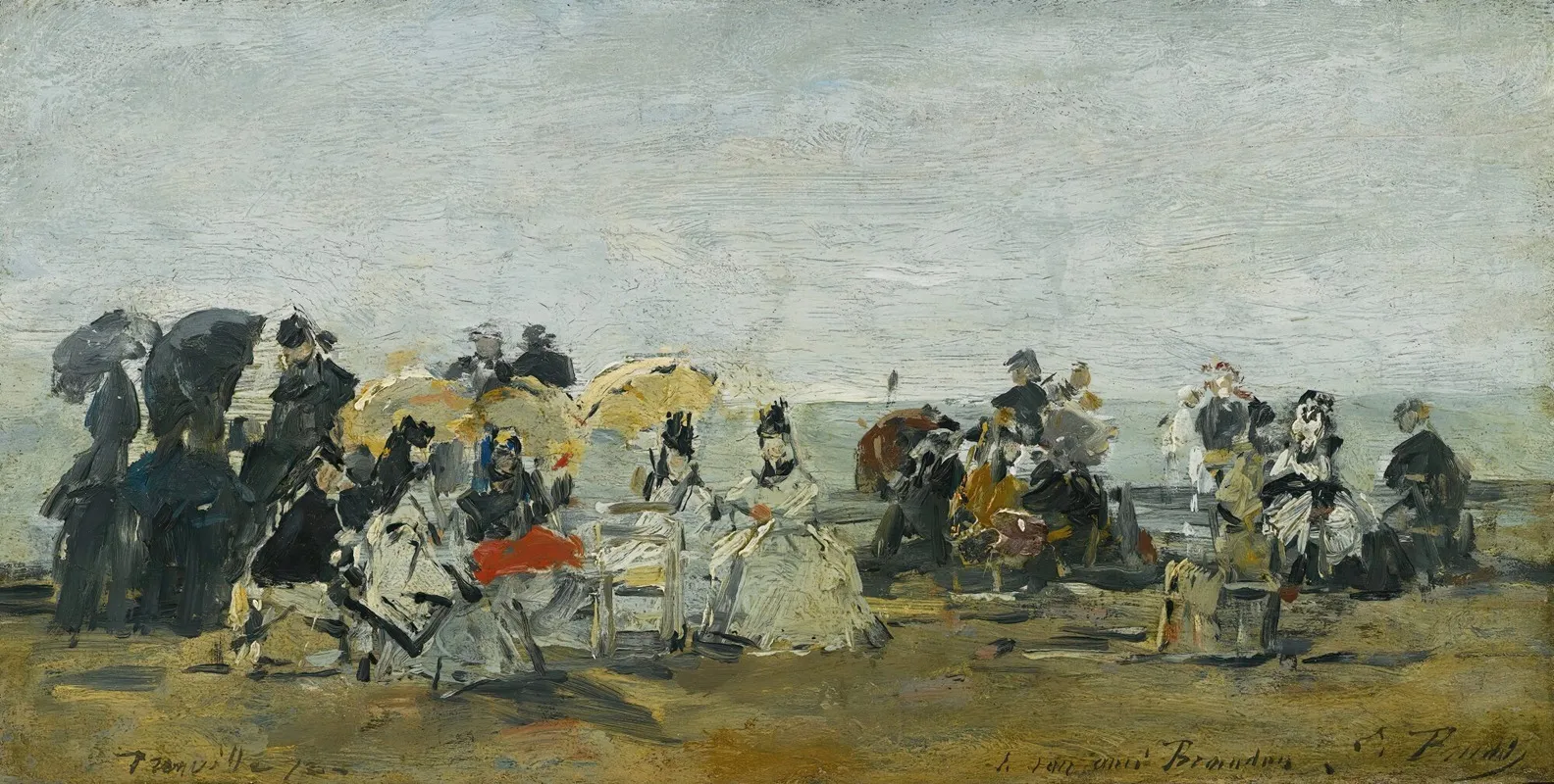 Scene De Plage A Trouville 2