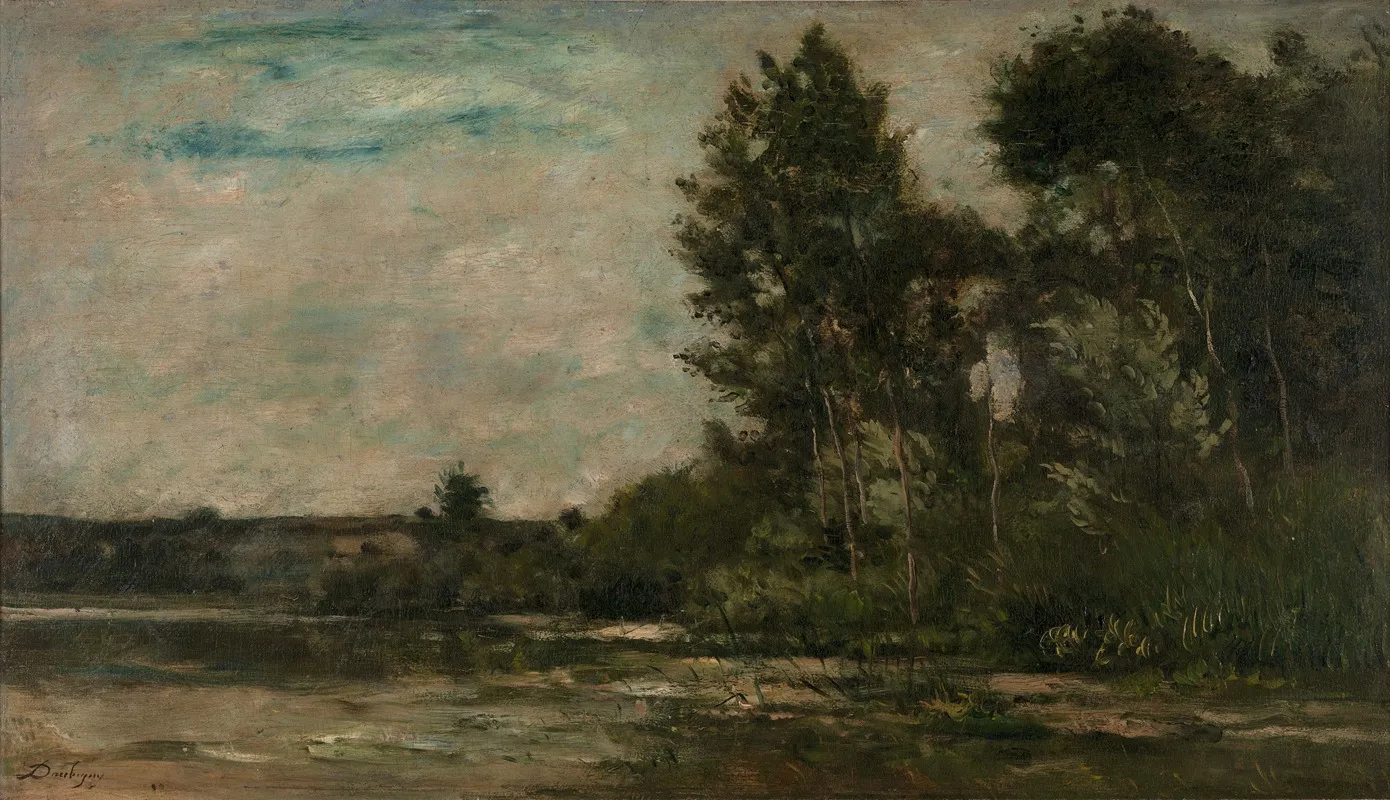 Scene De Riviere River Scene