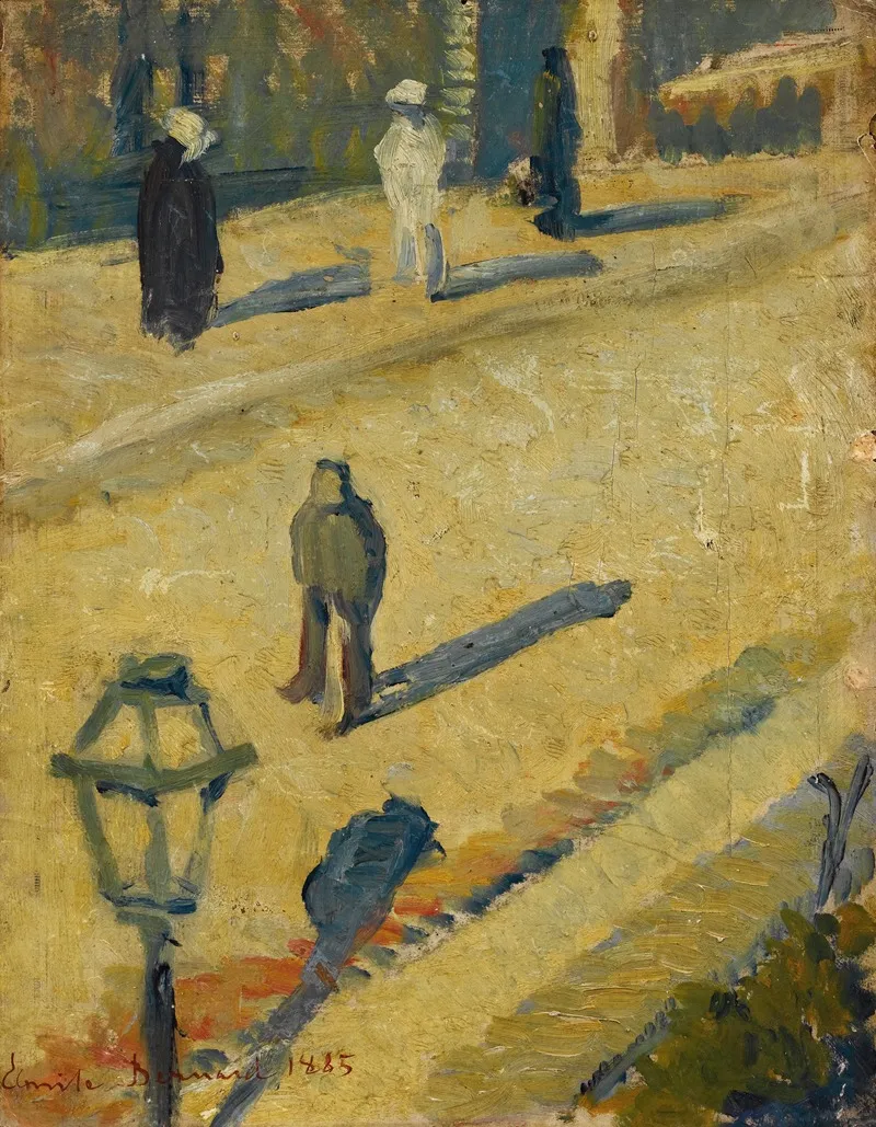 Scene De Rue 2 by Emile Bernard - Canvas Print