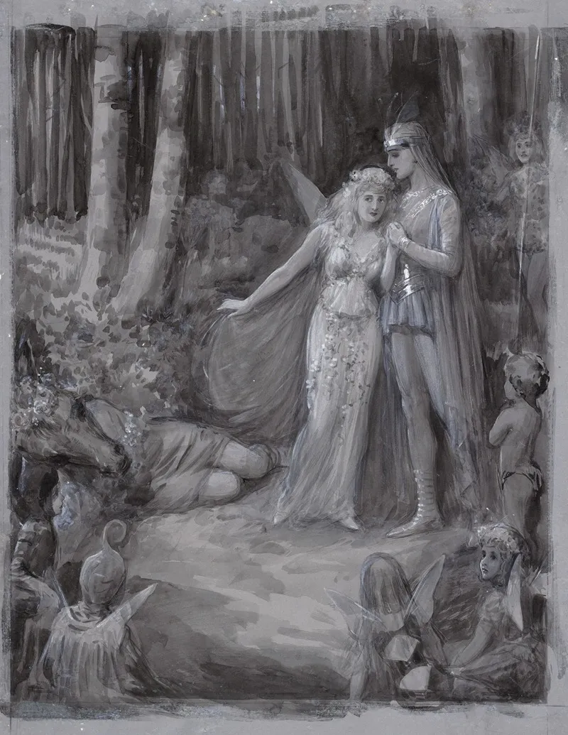 Scene From Midsummer Nights Dream By Shakespeare Iv 1