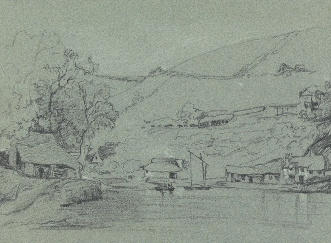 Scene In Kent by John Linnell - Canvas Print