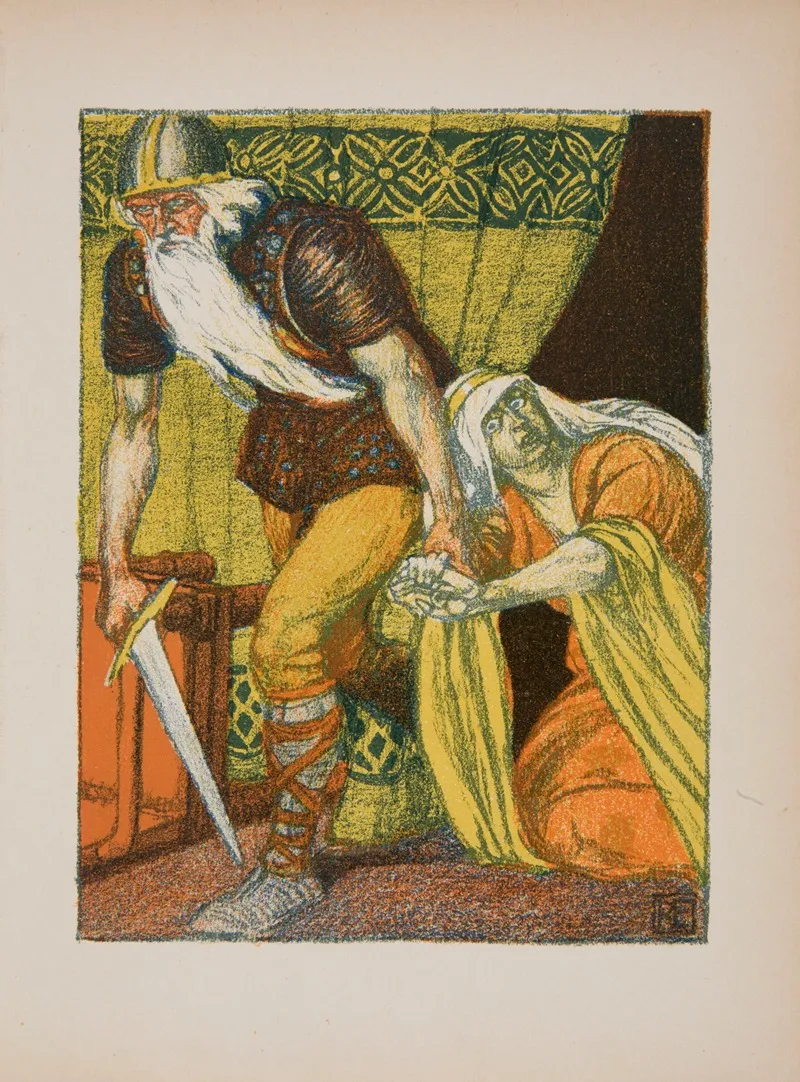 Scene Of Violence by Robert Engels - Canvas Print