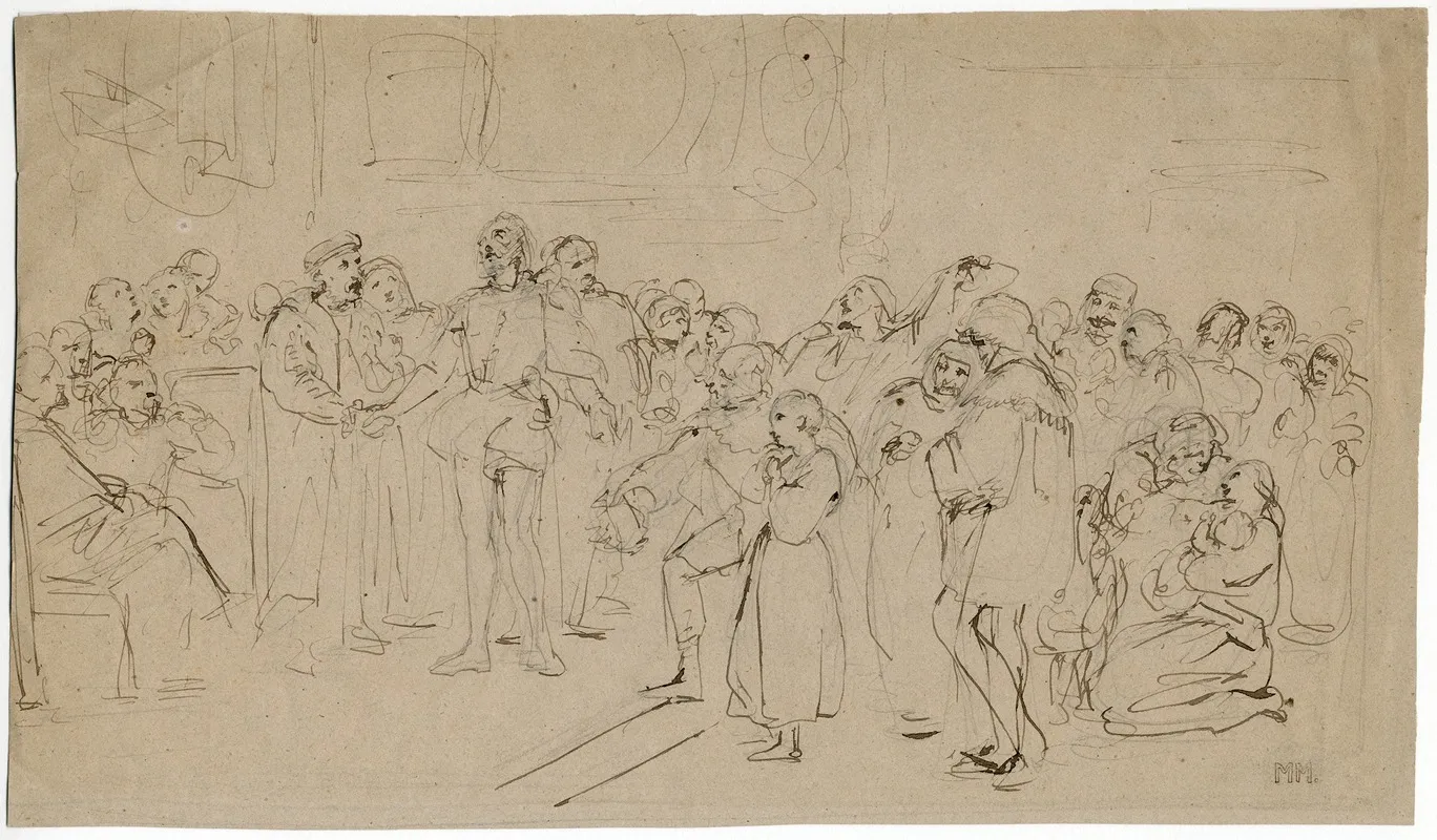 Scene Uit Een Toneelstuk Van Shakespeare