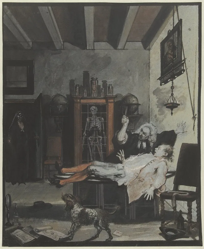 Scene Uit Het Blijspel Krispijn Medicijn by Cornelis Troost - Canvas Print