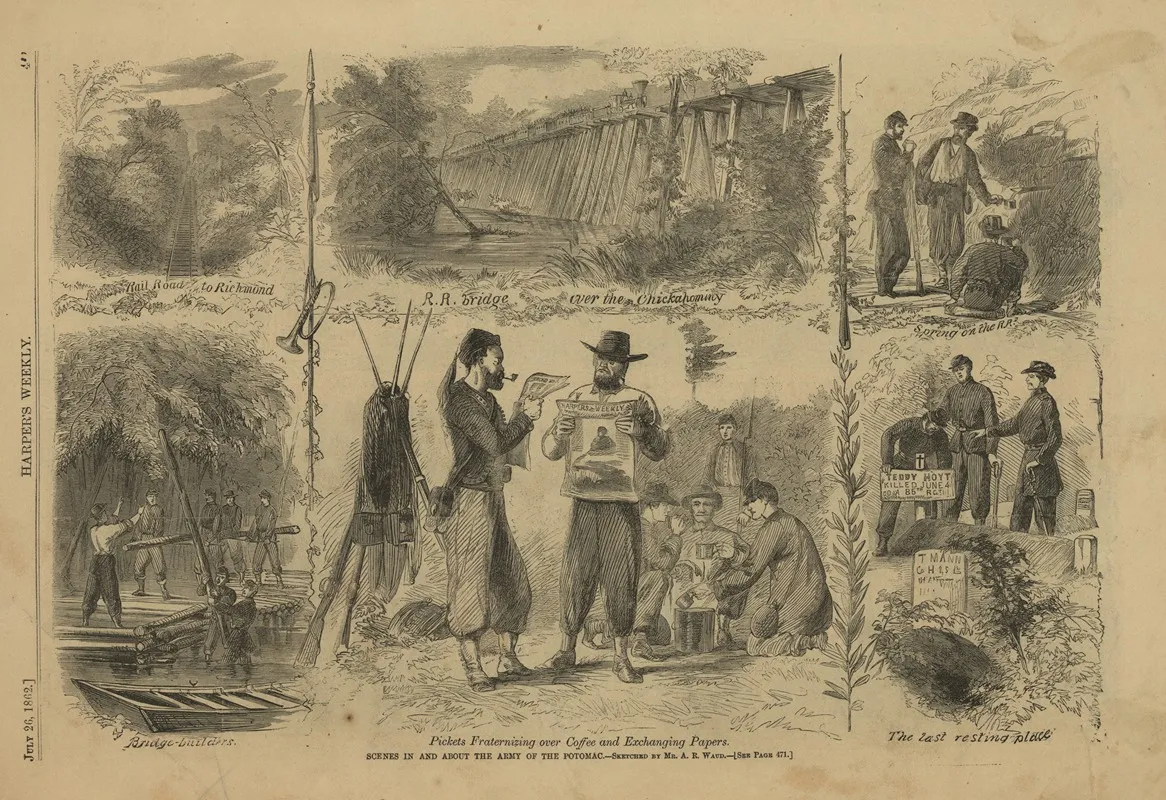 Scenes In And About The Army Of The Potomac