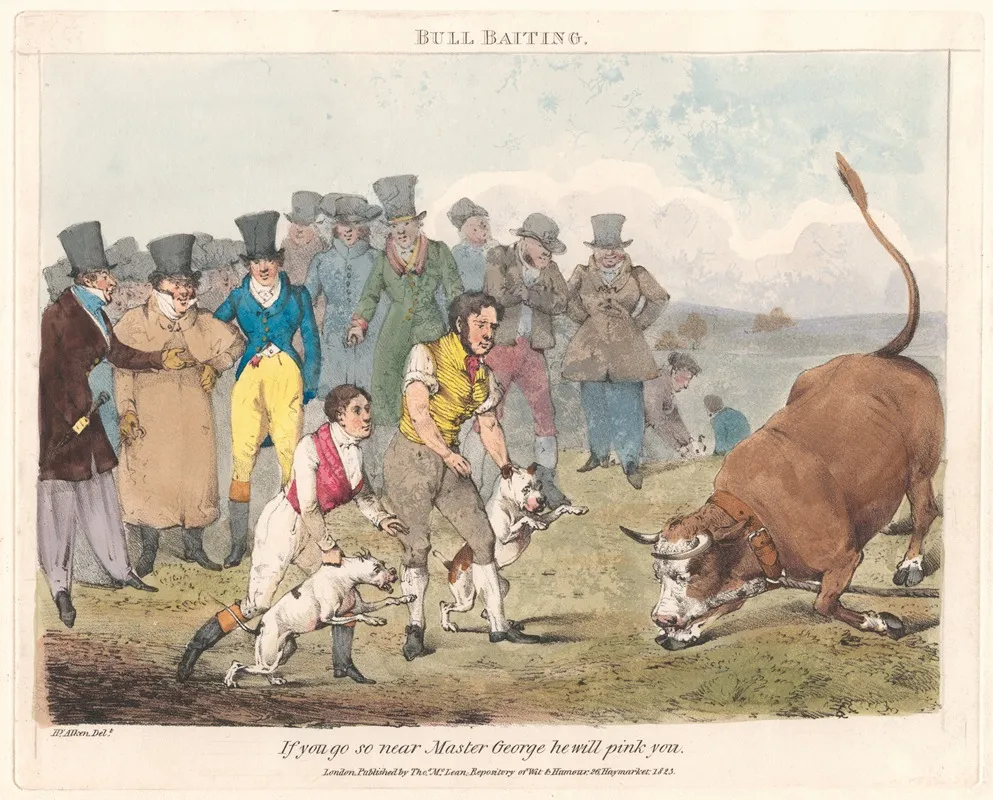 Scenes In The Life Of Master George Bull Baiting