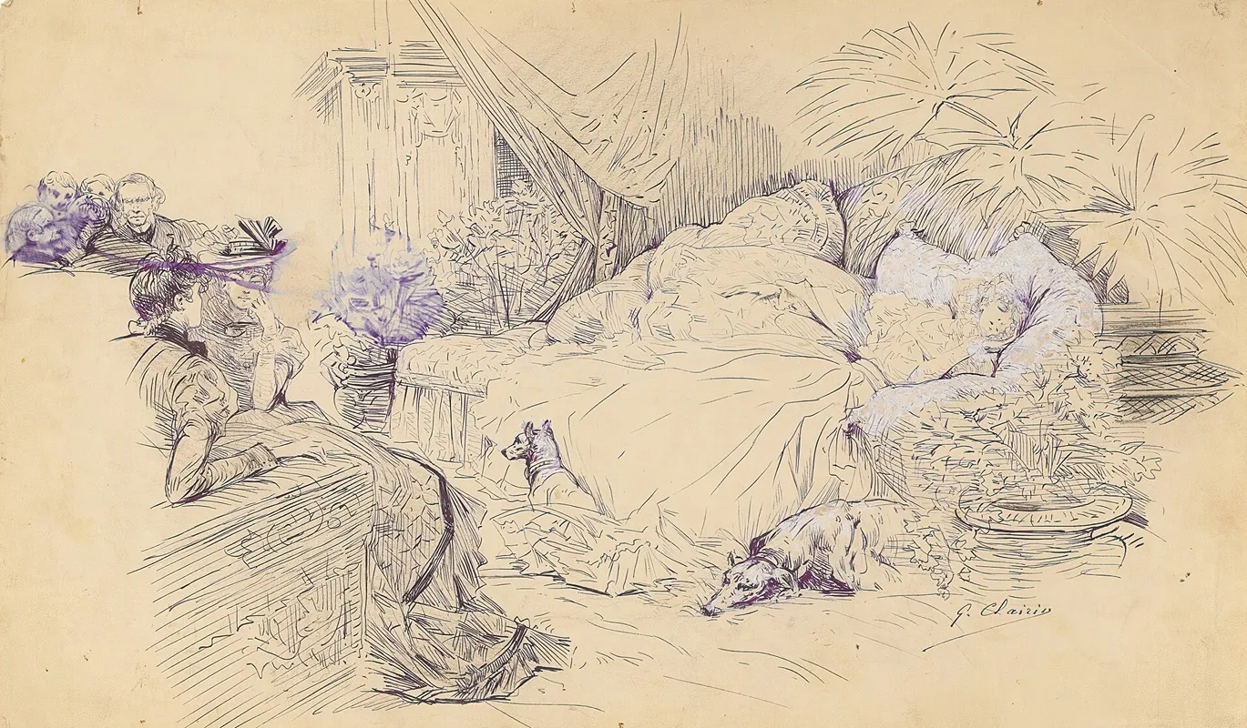 Scenes Of Sarah Bernhardts Life 19