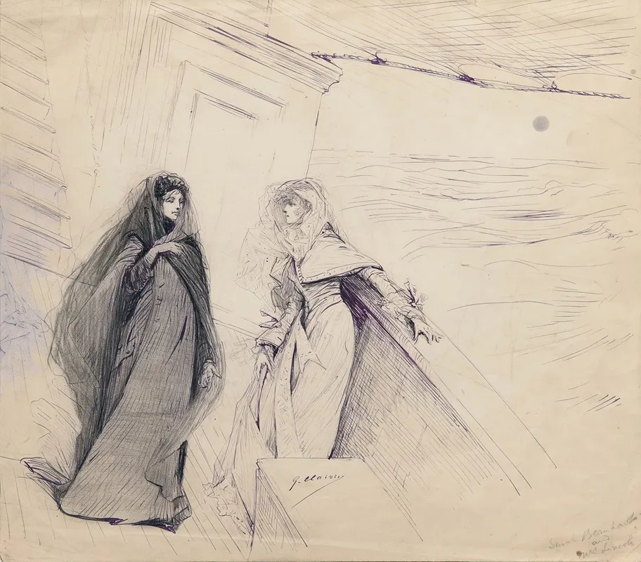 Scenes Of Sarah Bernhardts Life 9