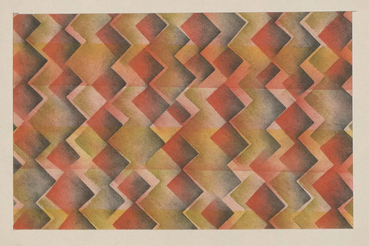 Schabloniertes Papier 12