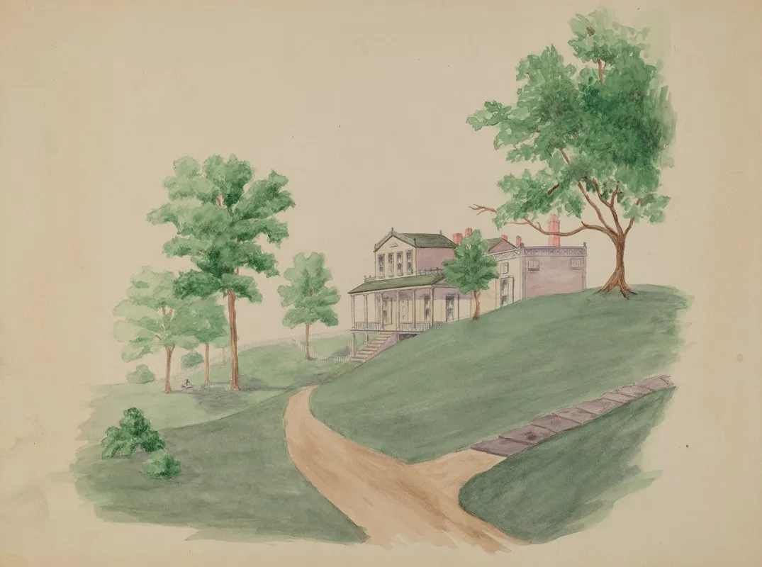 Schermerhorn Residence by Helen Miller - Canvas Print