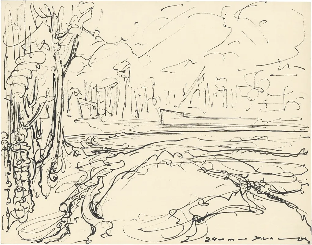 Schip Aan Kade by Alfred Ost - Canvas Print