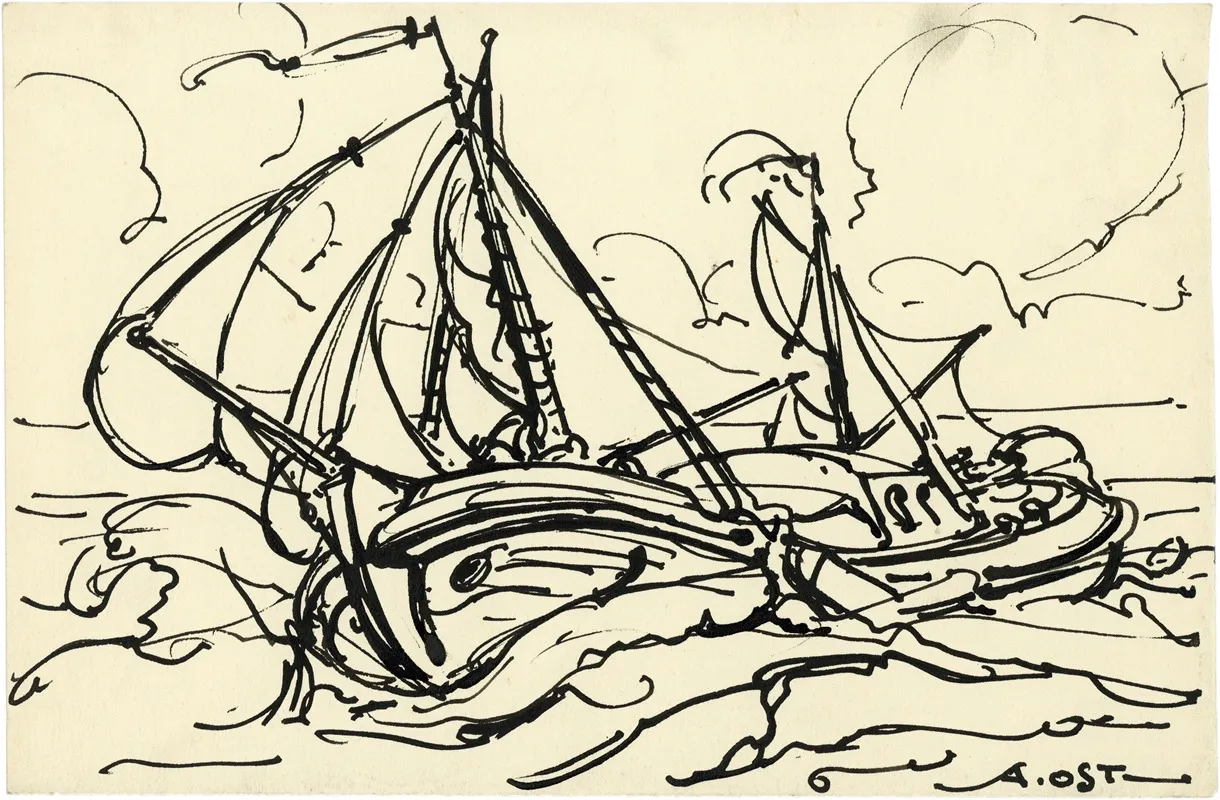 Schip Op Zee