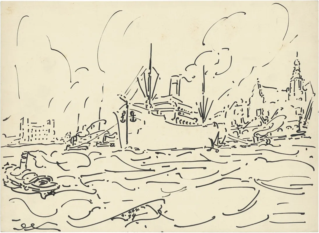 Schip by Alfred Ost - Canvas Print