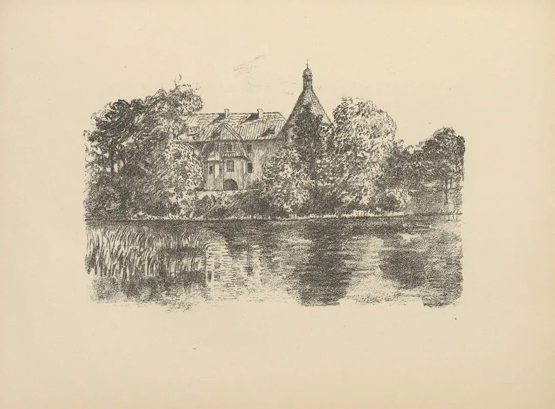 Schloss Neuenburg by Hermann Struck - Canvas Print