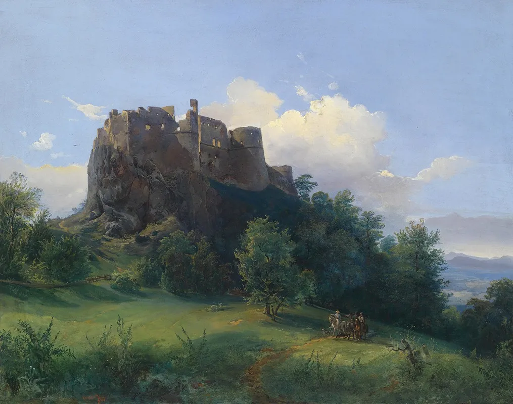 Schloss Paulenstein by Joseph Holzer - Canvas Print