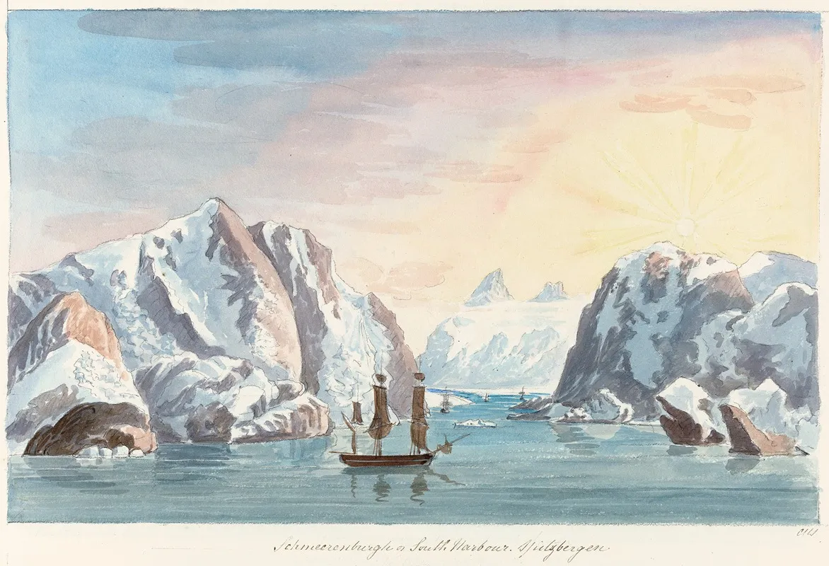 Schmecrenburgh On South Harbour Spitzbergen 2