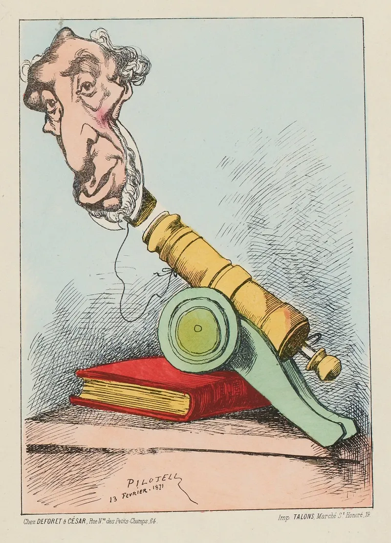 Schoelcher by Georges Pilotelle - Canvas Print