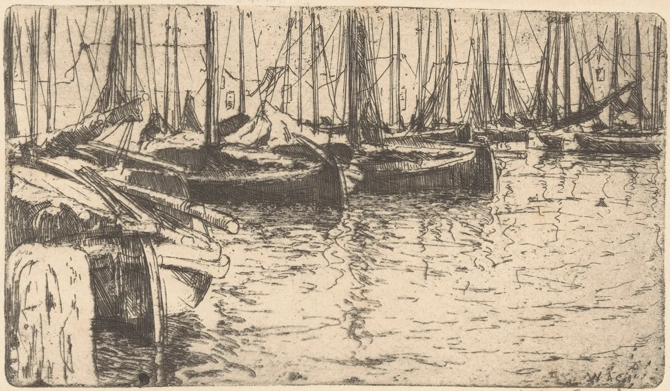 Schuiten In De Haven Van Volendam 3