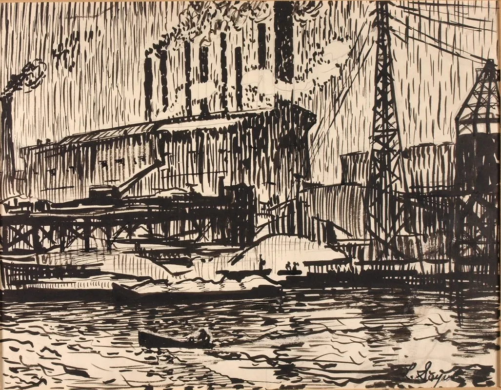 Schuylkill No 5 by Henry Lyman Saÿen - Canvas Print