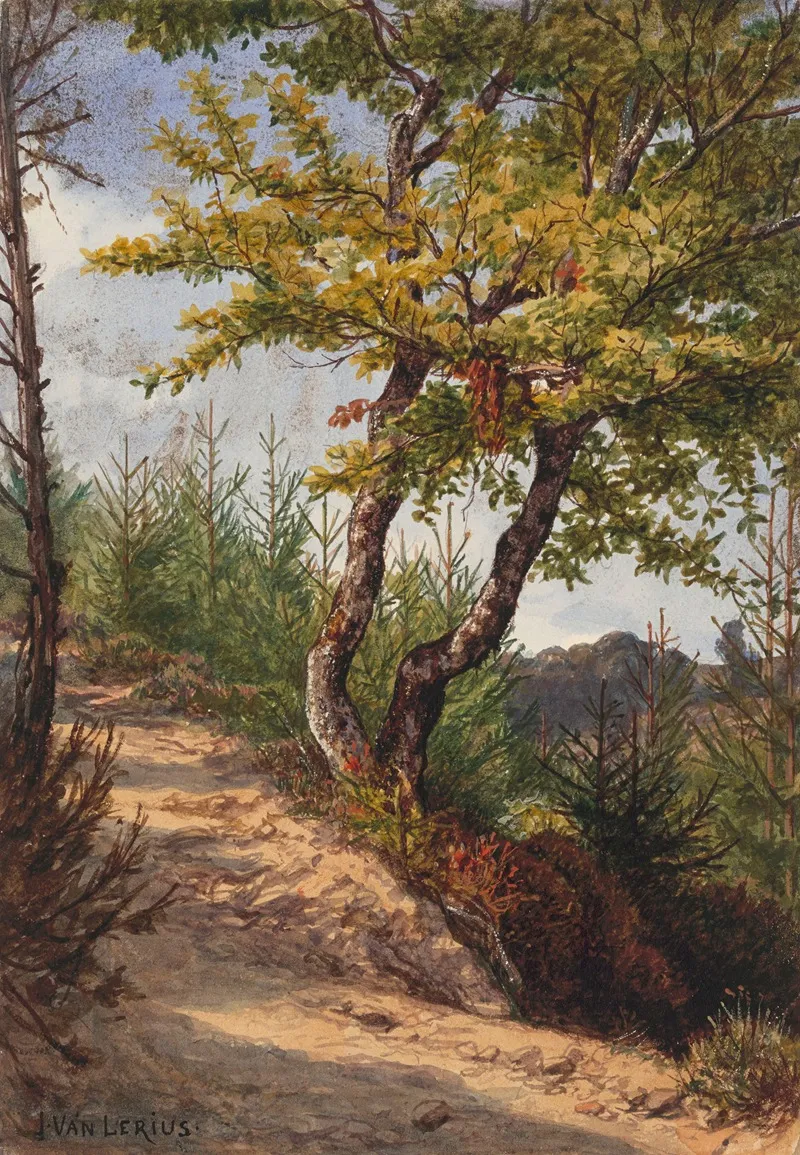 Schwalbach Nassau by Jozef Van Lerius - Canvas Print