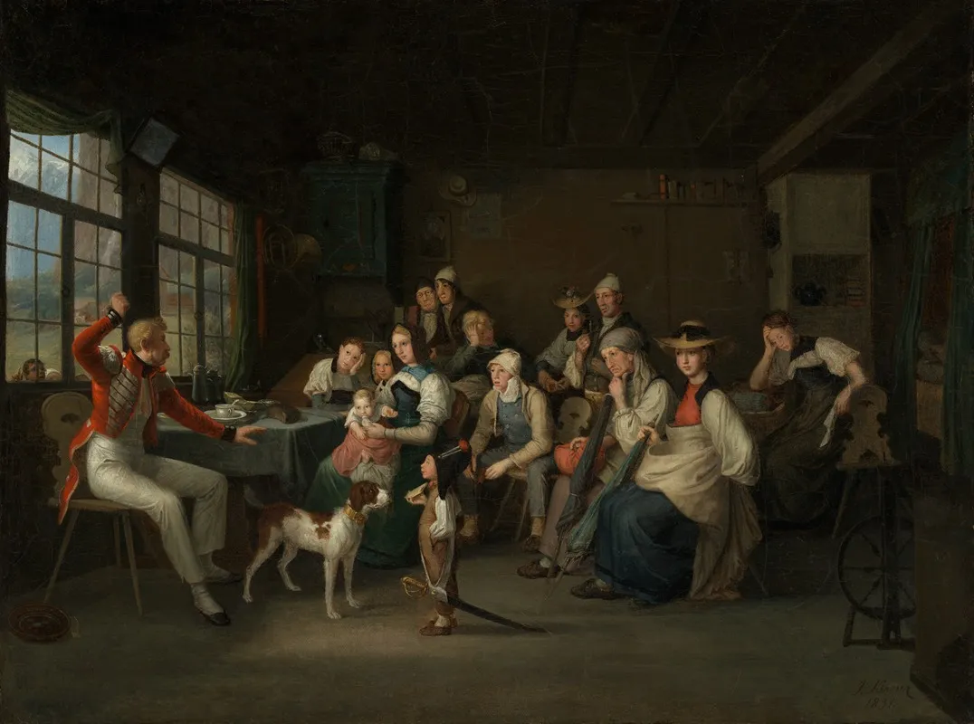 Schweizer Gardist Erzahlt In Seiner Heimat Seine Erlebnisse Wahrend Der Pariser Juli Revolution Von 1830