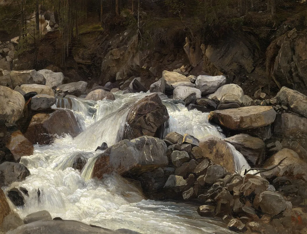 Schweizer Gebirgsbach