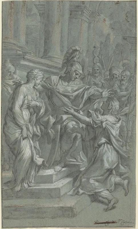 Scipio Restoring His Captive To Her Lover