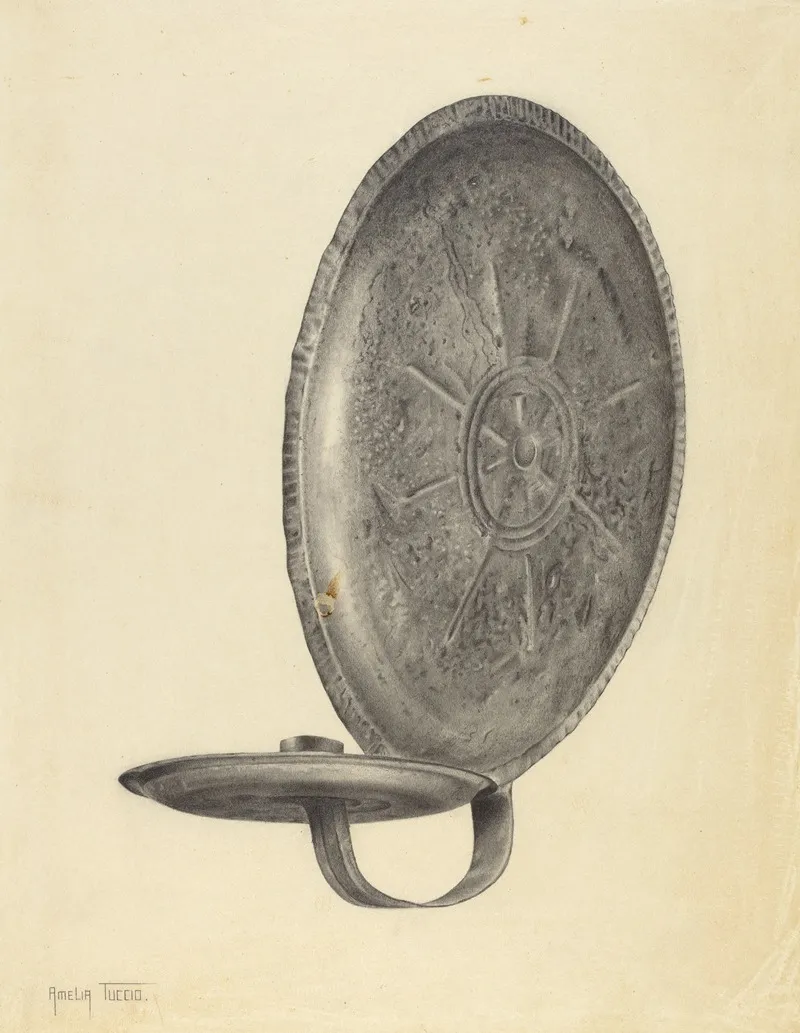 Sconce 5 by Amelia Tuccio - Canvas Print