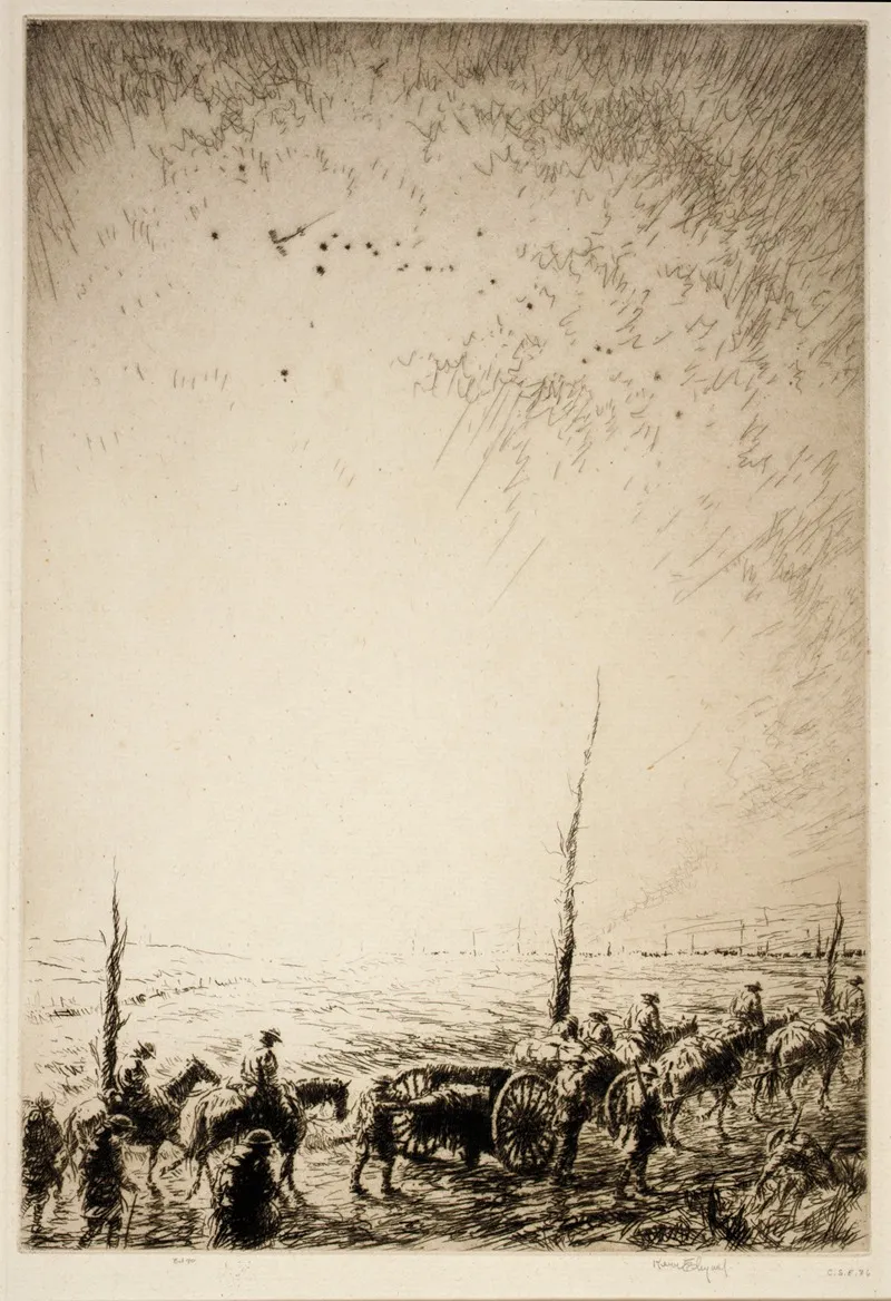 Scout Planes At Dawn by Kerr Eby - Canvas Print