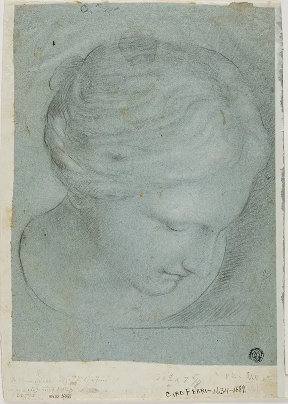 Sculpted Female Head