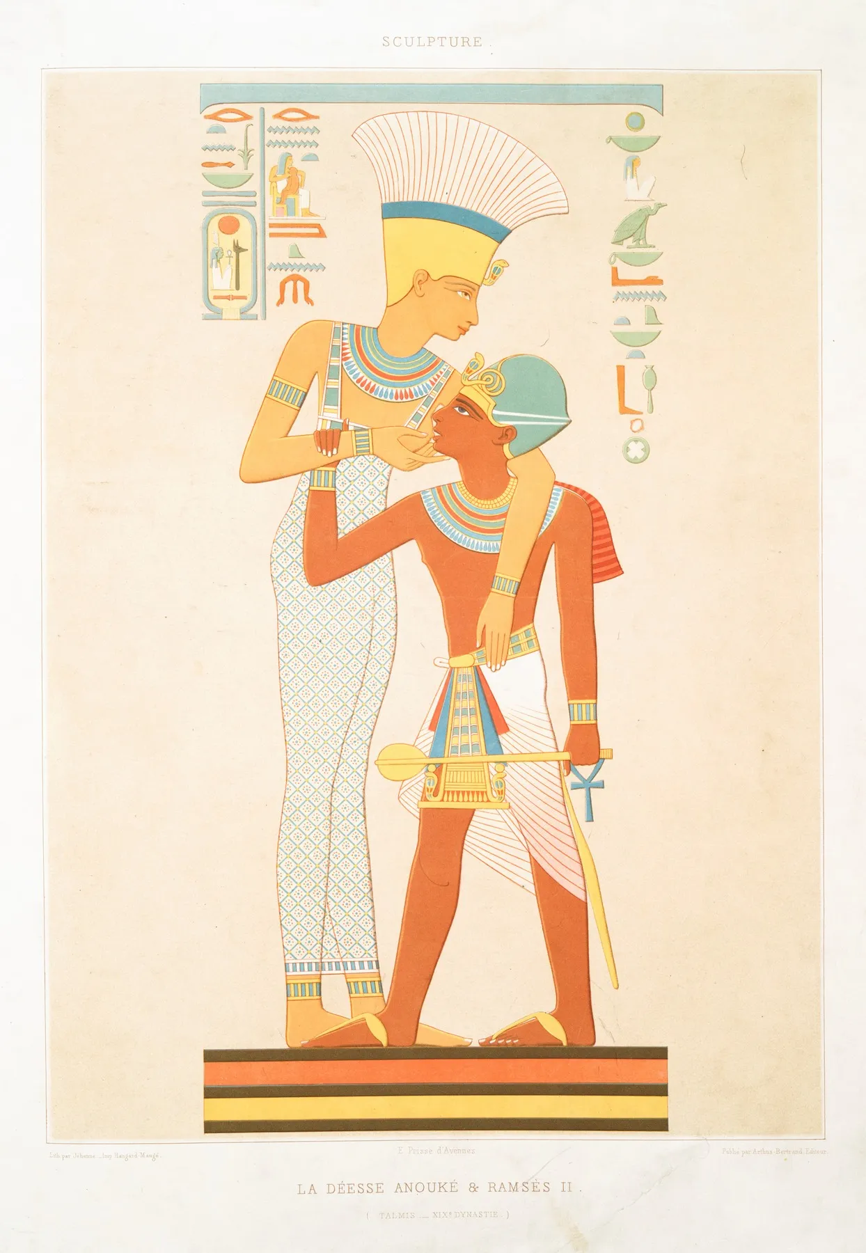 Sculpture La Deesse Anouke Ramses Ii Talmis Xixe Dynastie