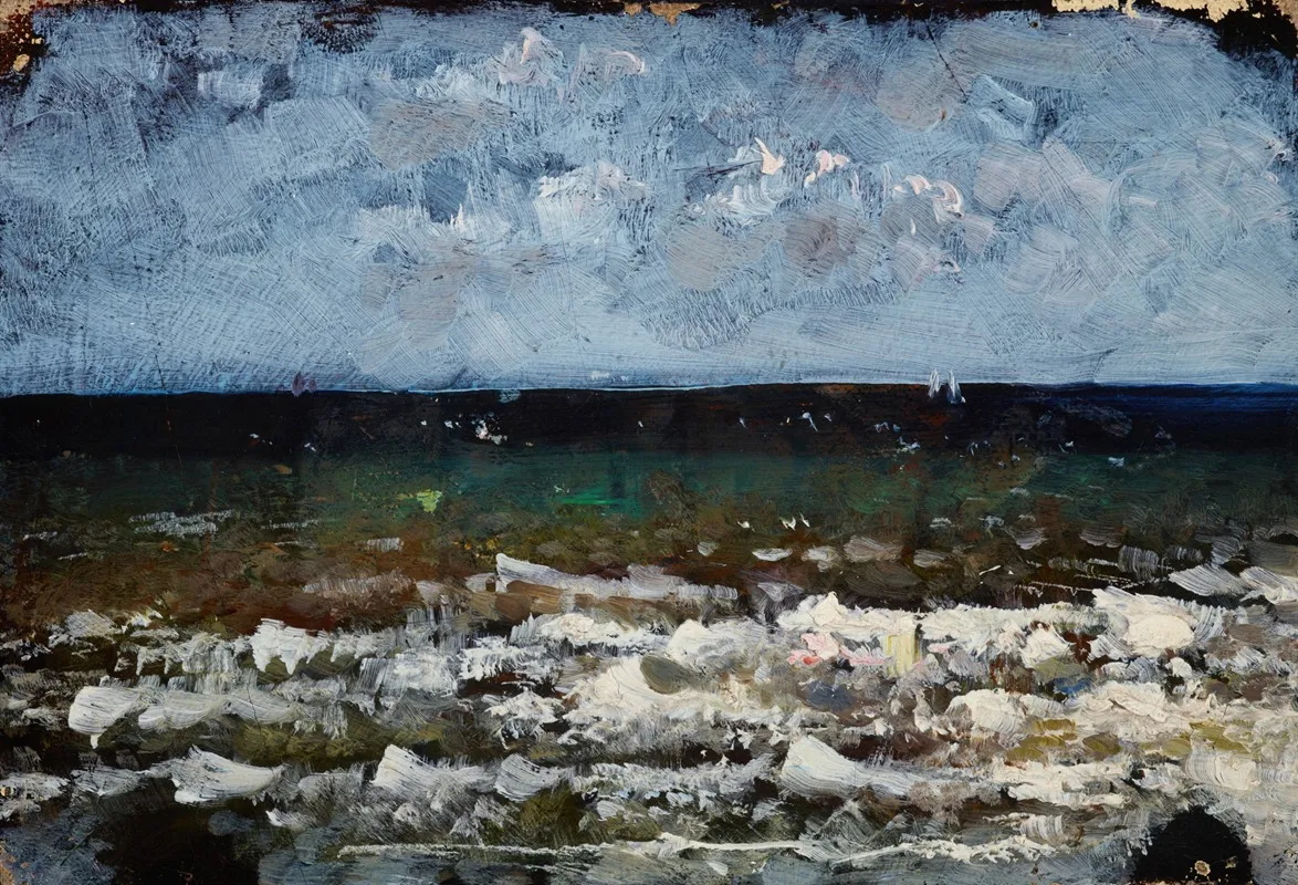Sea 4 by Maria Dulębianka - Canvas Print