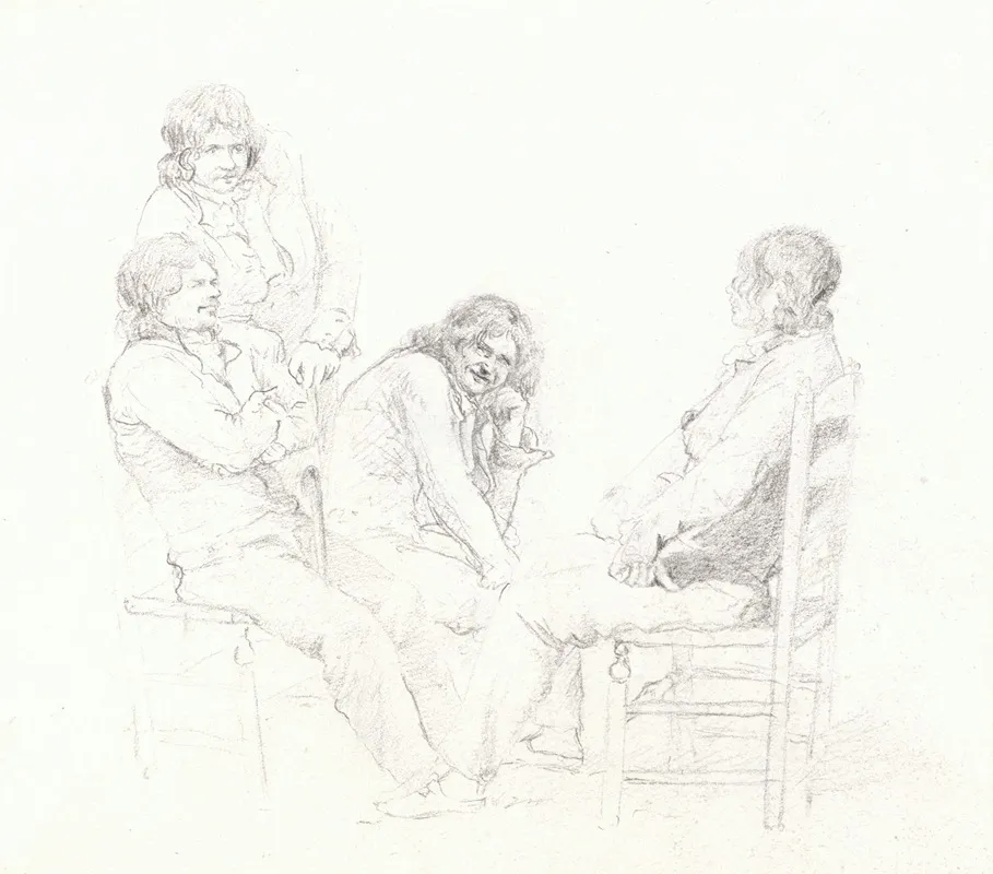 Sea Faring Men by John Glover - Canvas Print