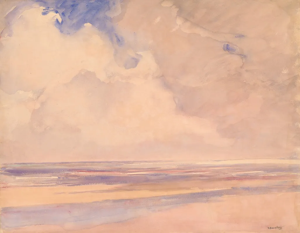 Sea View by Richard Baseleer - Canvas Print