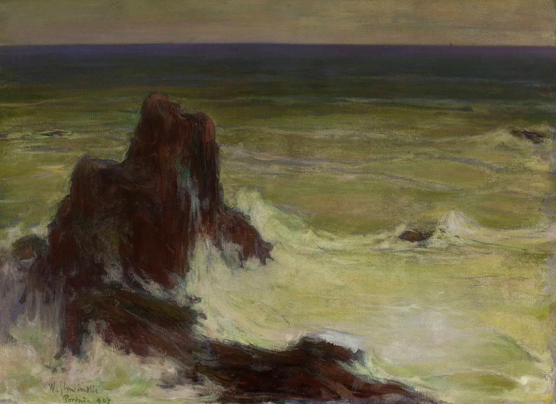 Sea With A Solitary Rock